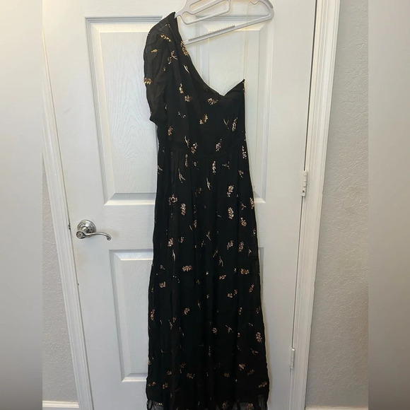 ! Hale Bob Hollynn Asymmetrical Solid Maxi sz L - Picture 6 of 10